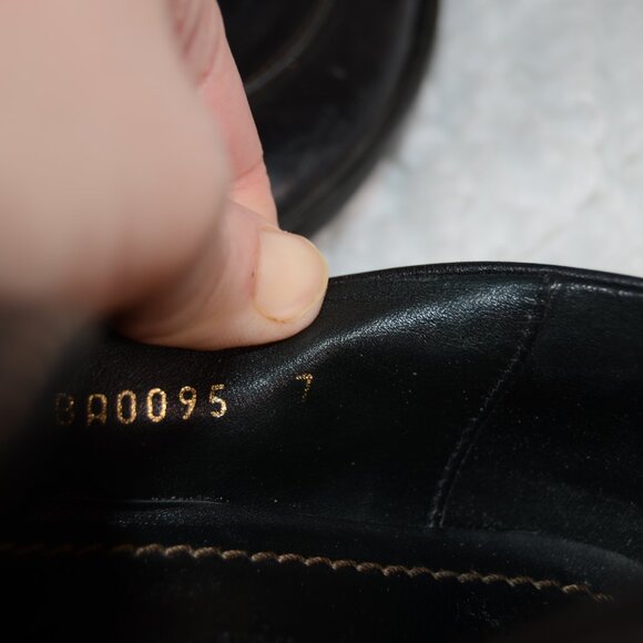 Louis Vuitton loafers men's size 7 Sorbonne style FLAWED please read - Picture 8 of 16